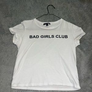 White Baby tee